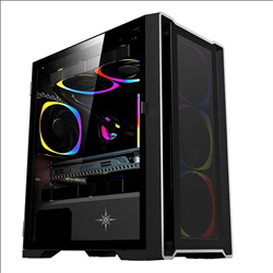 Vỏ máy tính KENOO ESPORT M500 -3F - Màu Đen MATX (3 Fan RGB)