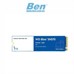 Ổ cứng SSD WD SN570 Blue 1TB M.2 2280 PCIe NVMe 3x4 (Đọc 3500MB/s - Ghi 3000MB/s) - (WDS100T3B0C)