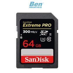 Thẻ nhớ SDXC SanDisk Extreme Pro 64GB 300MB/s