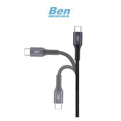CÁP INNOSTYLE DURAFLEX 1.5M USB-C TO USB-C PD60W IPAD PRO/SMARTPHONE/TABLET/MACBOOK PRO/LAPTOP BLACK/GRAY – ICC150-GRY