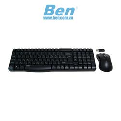 Bộ Bàn Phím Chuột Không Dây Rapoo X1800 PRO - Đen