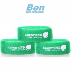 Bộ 3 chiếc quấn gọn dây dạng khóa dán nhám velvro Ugreen 20314