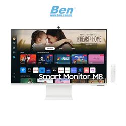 Màn Hình Thông Minh Samsung M8 M80D LS32DM801UEXXV 32 inch | UHD | Trắng | 60Hz | Camera | VA | USB-C | 2Yrs Màn Hình Thông Minh Samsung M8 M80D LS32DM801UEXXV 32 inch | UHD | Trắng | 60Hz | Camera | VA | USB-C | 2Yrs