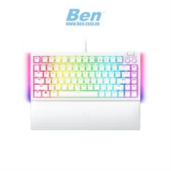 Bàn phím cơ có dây Razer BlackWidow V4 75% RGB White Edition Hotswap Razer Switch Orange RZ03-05001700-R3M1