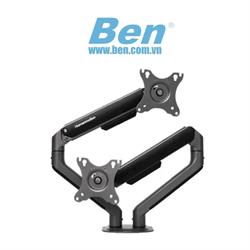 Giá Đỡ 2 Màn Hình Human Motion T6 Pro DUAL (17- 32 inch ) | Đen Xám