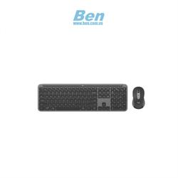 Bộ bàn phím chuột không dây Wireles, Bluetooth Logitech MK950 Signature Slim - Màu đen