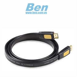 Cáp HDMI 2M sợi dẹt hỗ trợ 4Kx2K chính hãng Ugreen 11185 cao cấp