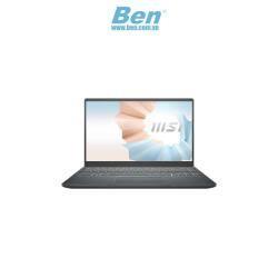 Laptop MSI Modern 14 B11MOU-852VN/ Grey/ Intel Core i5-1155G7 (up to 4.5 GHz, 8M Cache)/ RAM 8GB/ 512GB SSD/ Intel Iris Xe Graphics/ 14inch FHD/ Túi/ Win 10/ 2Yrs