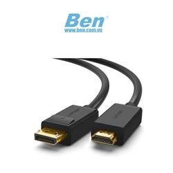 Cáp Displayport 1.2 to HDMI dài 2m hỗ trợ 4K*2K Ugreen 10202 Cáp Displayport 1.2 to HDMI dài 2m hỗ trợ 4K*2K Ugreen 10202