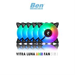 Quạt Case Vitra Galaxy 5 in 1 A-RGB Aura Sync ( 5 Fan Pack, Kèm điều khiển)