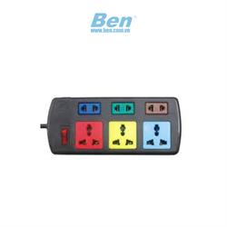 Ô Cắm Lioa 6 Chấu Đa Năng 5m - 3D3S52 Ô Cắm Lioa 6 Chấu Đa Năng 5m - 3D3S52