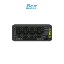 Bàn phím cơ không dây Logitech POP Keys ( Wireless/Bluetooth/Mist Sand )