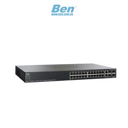 Cổng nối mạng Cisco SF500-24P 24-Port 10/100 POE Stackable Managed Switch ( SF500-24P-K9-G5)