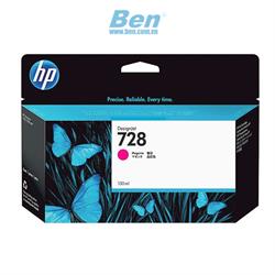 Mực In Phun HP 728 130-ml Magenta DesignJet Ink Cartridge ( F9J66A )