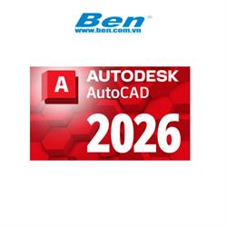 Phần mềm  AutoCAD LT 2026 Commercial New Single-user ELD Annual Subscription