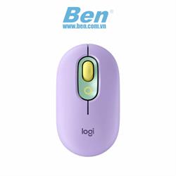 Chuột không dây Logitech Pop Emoji LAVENDER (USB/Bluetooth/Tím)
