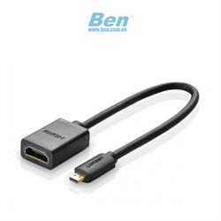 Cáp chuyển đổi micro HDMI to HDMI âm dài 20cm Ugreen 20134 Cáp chuyển đổi micro HDMI to HDMI âm dài 20cm Ugreen 20134