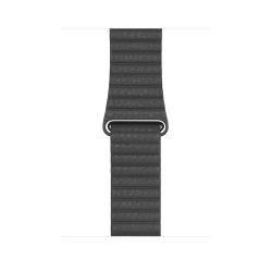 Dây đeo Apple Watch 44mm Black Leather Loop - Large I Chính Hãng