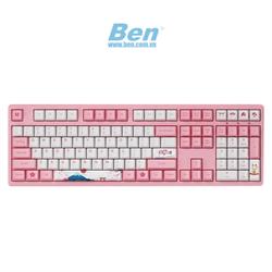 Bàn phím cơ AKKO 3108 RF World Tour Tokyo Wireless Akko V3 Cream Blue switch Bàn phím cơ AKKO 3108 RF World Tour Tokyo Wireless Akko V3 Cream Blue switch