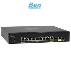 Cổng nối mạng Cisco SG350-10MP 10-port Gigabit POE Managed Switch( SG350-10MP-K9-EU )