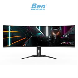 Màn hình Cong Gaming Gigabyte Aorus CO49DQ | 49 inch DQHD | VA | 144Hz | Type C + USB 3.0 + HDMI + DP | 0.03 ms | 3Yrs
