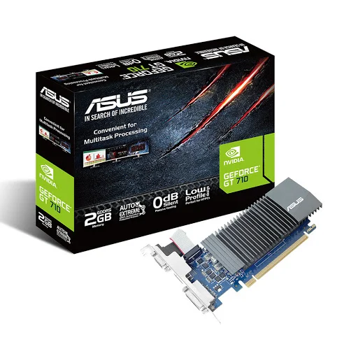 VGA Asus GeForce GT 710 2GB GDDR5  ( GT710-SL-2GD5-BRK )