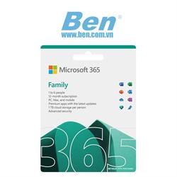 Phần mềm M365 Family English APAC EM Subscr 1YR Medialess P8 ( 6GQ-01555 ) Phần mềm M365 Family English APAC EM Subscr 1YR Medialess P8 ( 6GQ-01555 )