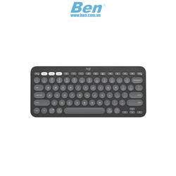 Bàn phím LOGITECH PEBBLE KEYS 2 K380s WIRELESS | BLUETOOTH | ĐEN ( TONAL GRAPHITE ) ( 920-011753 )