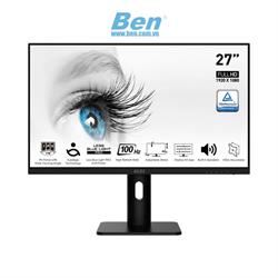 Màn hình máy tính MSI Pro MP273AP | 27 inch FHD | IPS | 100Hz | 1ms | Loa | HDMI + DP + D-Sub | 2Yrs