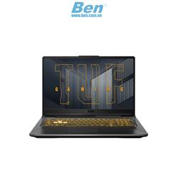 Laptop Asus Gaming TUF FX706HC-HX579W/ Xám/ Intel Core i5-11400H (upto 4.5Ghz, 12MB)/ RAM 8GB/ 512GB SSD/ NVIDIA GeForce RTX 3050 4GB GDDR6/ 17.3inch FHD IPS/ Win 11/ 2Yrs