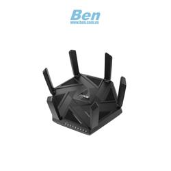 Bộ phát wifi 6 Asus RT-AXE7800 Tri-band (Chuẩn AX/ AXE7800Mbps/ 6 Ăng-ten ngoài/ Wifi Mesh/ Dưới 80 User Bộ phát wifi 6 Asus RT-AXE7800 Tri-band (Chuẩn AX/ AXE7800Mbps/ 6 Ăng-ten ngoài/ Wifi Mesh/ Dưới 80 User