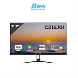 Màn hình máy tính COOCAA C215J01 | 21.5 inch | FHD | VA | 75Hz | VGA + HDMI | 2Yrs
