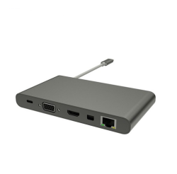 Cổng Chuyển HYPERDRIVE ULTIMATE USB-C HUB FOR MACBOOK, SURFACE, PC, USB-C DEVICES – GN30-GRAY