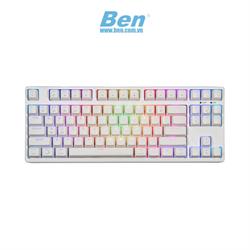 Bàn phím cơ không dây Fuhlen T87S Pro White Blue Switch Bàn phím cơ không dây Fuhlen T87S Pro White Blue Switch
