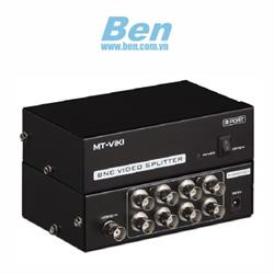 Bộ chia tín hiệu video 8 cổng BNC cho camera giám sát chính hãng Viki MT-108BC