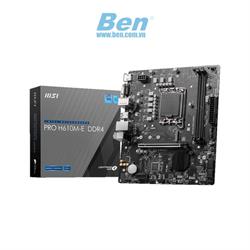 Mainboard MSI PRO H610M-E DDR4 ( LGA 1700 | M-ATX | 2 khe RAM )