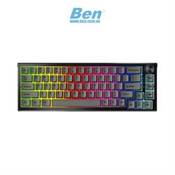 Bàn phím cơ Gaming không dây FANTECH MK858 Black ( Hotswap | Led RGB | Brown Switch )