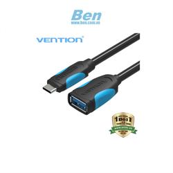 Cáp chuyển đổi USB 3.0 to USB Type C OTG (F to M) 25cm chính hãng Vention VAS-A51-B025