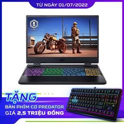 Laptop Acer Gaming Nitro 5 Tiger AN515-58-773Y (NH.QFKSV.001)/ Đen/ Intel Core i7-12700H (up to 4.7Ghz, 24MB)/ RAM 8GB/ 512 GB SSD/ NVIDIA GeForce RTX 3050 Ti 4GB/ 15.6inch FHD/ Win 11/ 1Yr