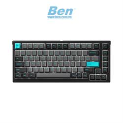 Bàn phím cơ AKKO MonsGeek MG75 Black & Cyan (AKKO switch v3 - Cream Yellow)