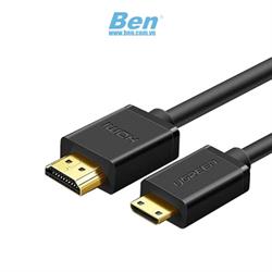 Cáp Mini HDMI sang HDMI 2.0 dài 1,5M Ugreen 11167 hỗ trợ 4K@60hz cao cấp Cáp Mini HDMI sang HDMI 2.0 dài 1,5M Ugreen 11167 hỗ trợ 4K@60hz cao cấp