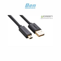 Cáp USB 2.0 to USB Mini 25cm mạ vàng Ugreen 10353