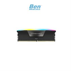 Bộ nhớ trong Ram Corsair VENGEANCE RGB 32GB (2x16GB) DDR5 5600MHz Black (CMH32GX5M2B5600C40K)