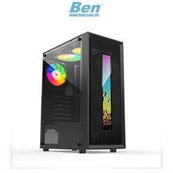 Vỏ Case VITRA CERES V308 ARGB 1FRGB Black (Mid Tower/Màu Đen/Led ARGB/ Kèm sẵn 1 Fan RGB) Vỏ Case VITRA CERES V308 ARGB 1FRGB Black (Mid Tower/Màu Đen/Led ARGB/ Kèm sẵn 1 Fan RGB)