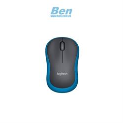 Chuột không dây Logitech M185 (đen viền xanh) 910-002502