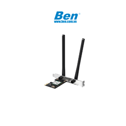 Cạc mạng không dây Mercusys PCI-E MA80XE (Chuẩn AX/ AX3000Mbps/ 2 Ăng-ten ngoài/ Bluetooth)