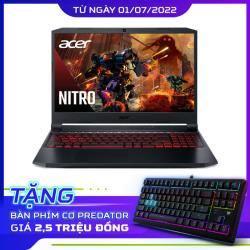 Laptop Acer Nitro 5 AN515-45-R86D (NH.QBCSV.005)/ Đen/ AMD Ryzen 7-5800H (up to 4.4Ghz, 20MB)/ RAM 8GB/ 512GB SSD/ Nvidia GeForce RTX 3060 6GB/ 15.6inch FHD 144Hz/ 57Wh/ Win 11H/ 1Yr